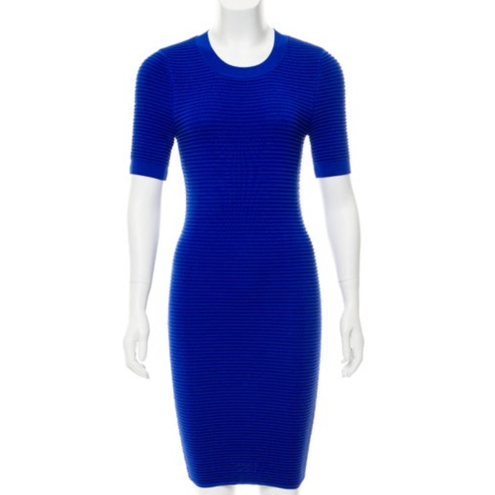 TORN BY RONNY KOBO RIBBED KNIT BODYCON DRESS